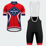 Men's Personalized Arkansas Star Shield Cycling Jersey & Kit — short sleeve bib shorts kit — featured image