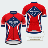 Men's Personalized Arkansas Star Shield Cycling Jersey & Kit — short sleeve jersey — featured image
