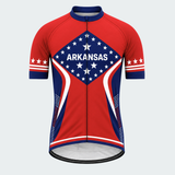 Men's Personalized Arkansas Star Shield Cycling Jersey & Kit — short sleeve jersey — image 02