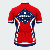 Men's Personalized Arkansas Star Shield Cycling Jersey & Kit — short sleeve jersey — image 03