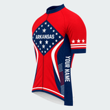 Men's Personalized Arkansas Star Shield Cycling Jersey & Kit — short sleeve jersey — image 04