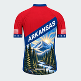 Men's Personalized Arkansas Mountain River Cycling Jersey & Kit — short sleeve jersey — image 03