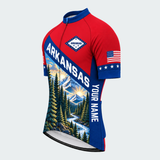 Men's Personalized Arkansas Mountain River Cycling Jersey & Kit — short sleeve jersey — image 04