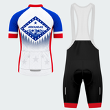 Men's Personalized Arkansas Peaks & Stars Cycling Jersey & Kit — short sleeve bib shorts kit — image 02