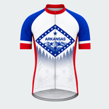 Men's Personalized Arkansas Peaks & Stars Cycling Jersey & Kit — short sleeve jersey — image 02