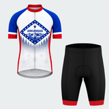 Men's Personalized Arkansas Peaks & Stars Cycling Jersey & Kit — short sleeve shorts kit — featured image