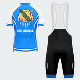 Men's Personalized Oklahoma Peace Shield Cycling Jersey & Kit — short sleeve bib shorts kit — image 02