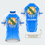 Men's Personalized Oklahoma Shield Emblem Cycling Jersey & Kit — short sleeve jersey — featured image