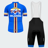 Men's Personalized Oklahoma Mountain Bison Cycling Jersey & Kit — short sleeve bib shorts kit — image 02
