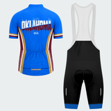 Men's Personalized Oklahoma Bold Stamp Cycling Jersey & Kit — short sleeve bib shorts kit — image 02