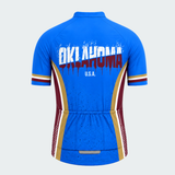 Men's Personalized Oklahoma Bold Stamp Cycling Jersey & Kit — short sleeve jersey — image 03
