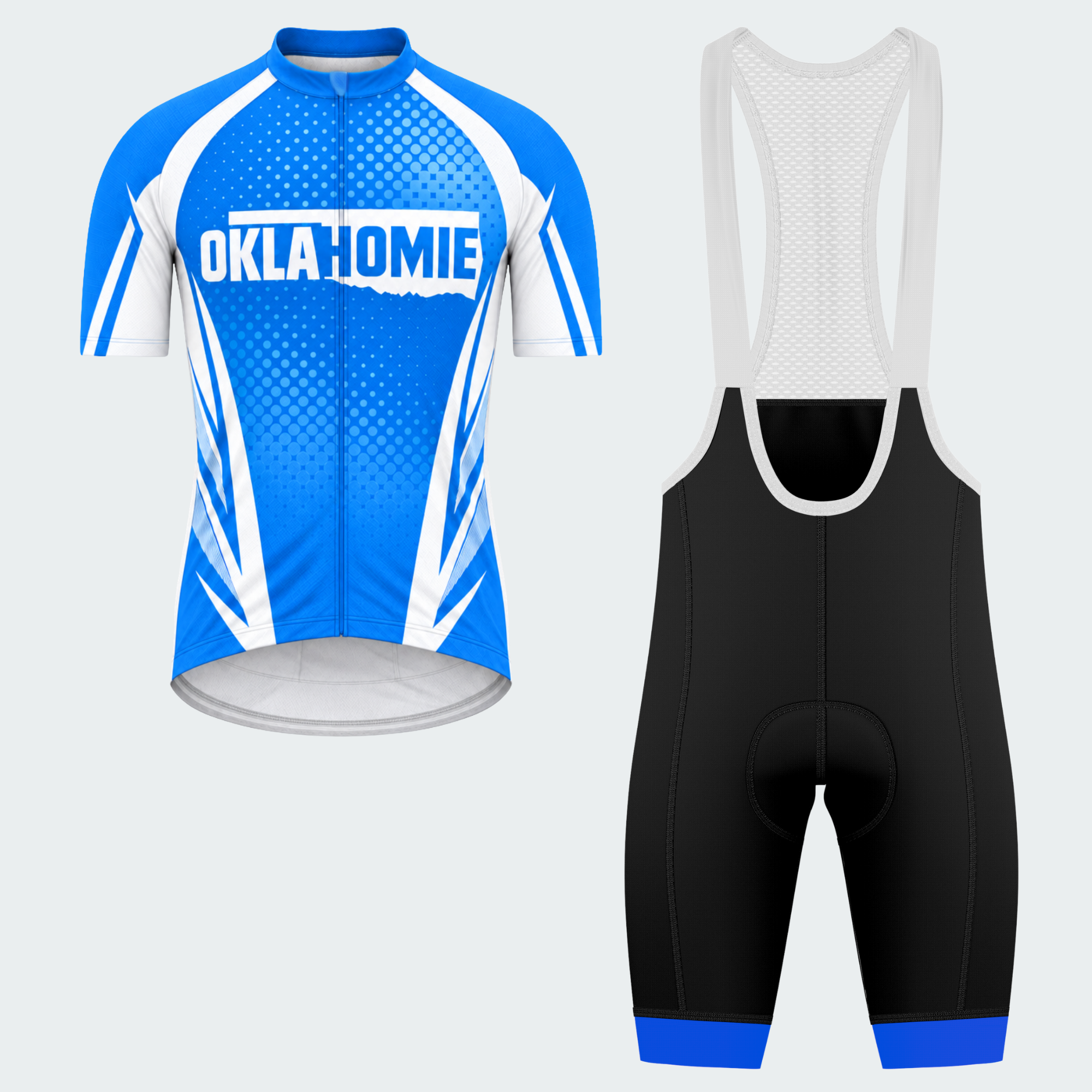 Men's Personalized Oklahoma OKLAHOMIE Badge Cycling Jersey & Kit — short sleeve bib shorts kit — featured image
