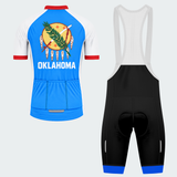 Men's Personalized Oklahoma Calumet Emblem Cycling Jersey & Kit — short sleeve bib shorts kit — image 02