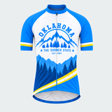 Men's Personalized Oklahoma Forest & Peaks Cycling Jersey & Kit — short sleeve jersey — image 02