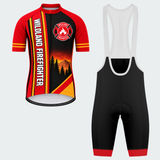 Men's Personalized Wildland Firefighter Skyline Cycling Jersey & Kit — short sleeve bib shorts kit — featured image
