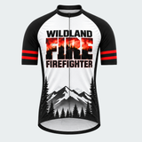 Men's Personalized Wildland Firefighter Ember Ridge Cycling Jersey & Kit — short sleeve jersey — image 02