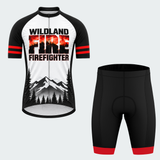 Men's Personalized Wildland Firefighter Ember Ridge Cycling Jersey & Kit — short sleeve shorts kit — featured image