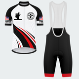 Men's Personalized Wildland Firefighter Forest Flag Cycling Jersey & Kit — short sleeve bib shorts kit — featured image