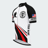 Men's Personalized Wildland Firefighter Forest Flag Cycling Jersey & Kit — short sleeve jersey — image 04