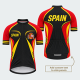 Men's Personalized Spain Coat of Arms Cycling Jersey & Kit — short sleeve jersey — featured image