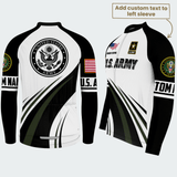 Men’s Personalized U.S. Army Proudly Serving Regular Fit Cycling Jersey & Kit