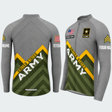 Men Personalized U.S. Army Mountain Chevron Cycling Jersey & Kit — long sleeve cycling kit — featured image