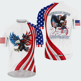 Men’s American Pride Eagle 250 Years of Freedom Cycling Jersey