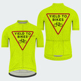 Men's Yield To Bikes Regular Fit Hi-Vis Cycling Kit