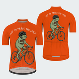 Off to Praise the Lord Frog Cycling Jersey