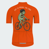 Off to Praise the Lord Frog Cycling Jersey