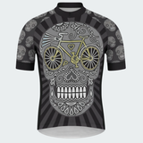 Men’s Born to Ride Skull Regular Fit Cycling Jersey
