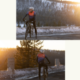 Men's Watercolor Sunset Regular Fit Cycling Kit