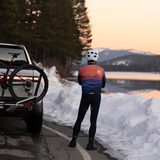 Men's Watercolor Sunset Regular Fit Cycling Kit
