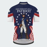 Men’s Descendant of a Patriot Personalized Cycling Jersey & Kit
