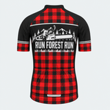 Men's Personalized Short Sleeve Cycling Jersey – Timber Run Lumberjack - Back