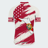 Men's Personalized Short Sleeve Cycling Jersey – Florida State Seal - Back