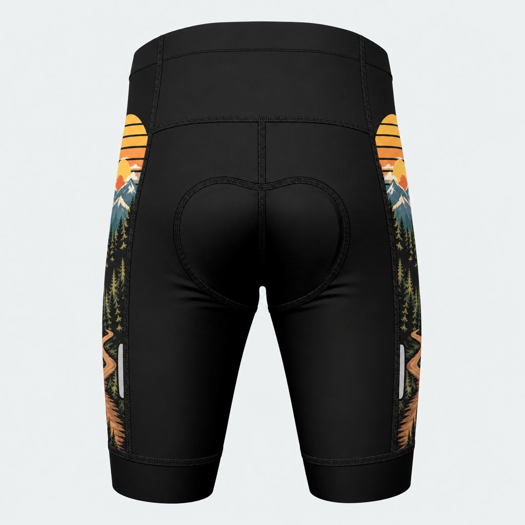 Men's Trail Maintenance Crew Pride Cycling Shorts - Back