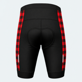 Men's Timber Run Lumberjack Cycling Shorts - Back