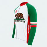 Men's Personalized Long Sleeve Cycling Jersey – California Golden State Bear - Side