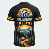 Men's Trail Maintenance Crew Pride Short-Sleeve Cycling T-Shirt - Back