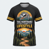 Men's Trail Maintenance Crew Pride Short-Sleeve Cycling T-Shirt - Front