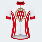 Men's Personalized Short Sleeve Cycling Jersey – University of Wisconsin- Madison - Front