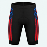Men's US Firefighter Silhouette Cycling Shorts - Front