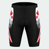 Men's Canadian Maple Peaks Cycling Shorts - Front