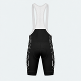 Men's US Firefighter Flame Cross Cycling Bib Shorts - Back