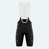 Men's US Firefighter Flame Cross Cycling Bib Shorts - Front