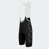 Men's US Firefighter Flame Cross Cycling Bib Shorts - Side