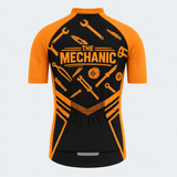 Men's Personalized Short Sleeve Cycling Jersey – The Mechanic Tools - Back