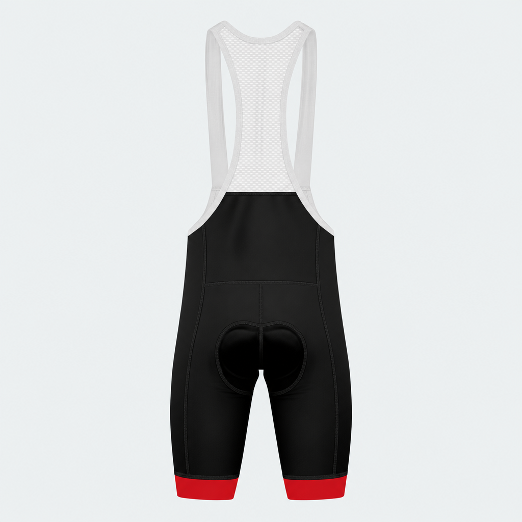 Men's Wildland Firefighter Crest Cycling Bib Shorts - Back