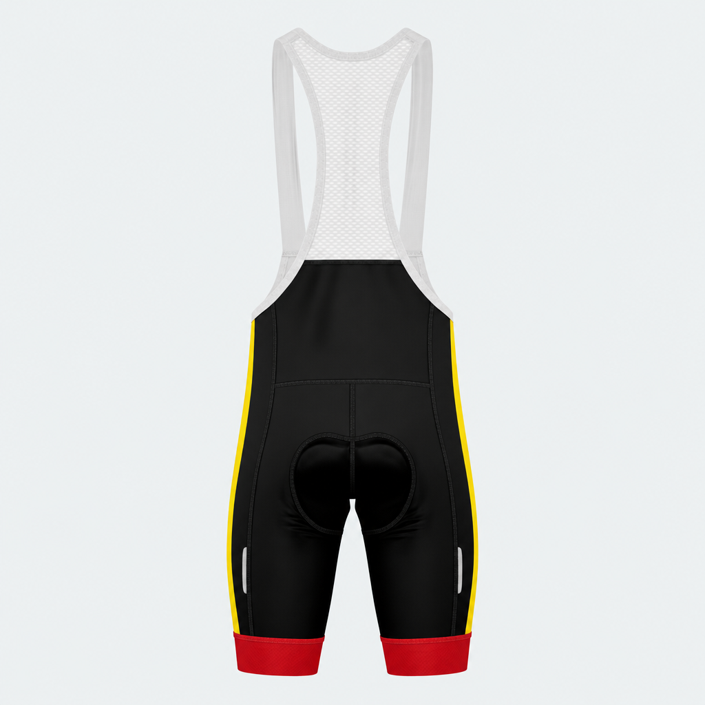 Men's Spain · Spain Short Sleeve Cycling Jersey for Men Cycling Bib Shorts - Back